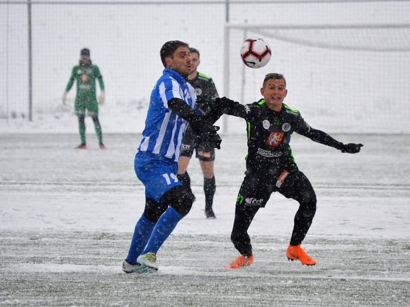 Zimní příprava fotbalistů: FC Hradec Králové - FK Dobrovice.