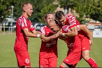 DŮVOD K RADOSTI. Slavia otočila duel v Benešově a slaví výhru.