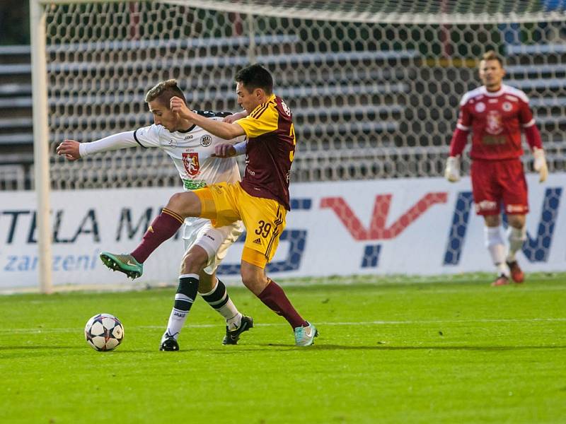 Fotbalová Synot liga: FC Hradec Králové - FK Dukla Praha.