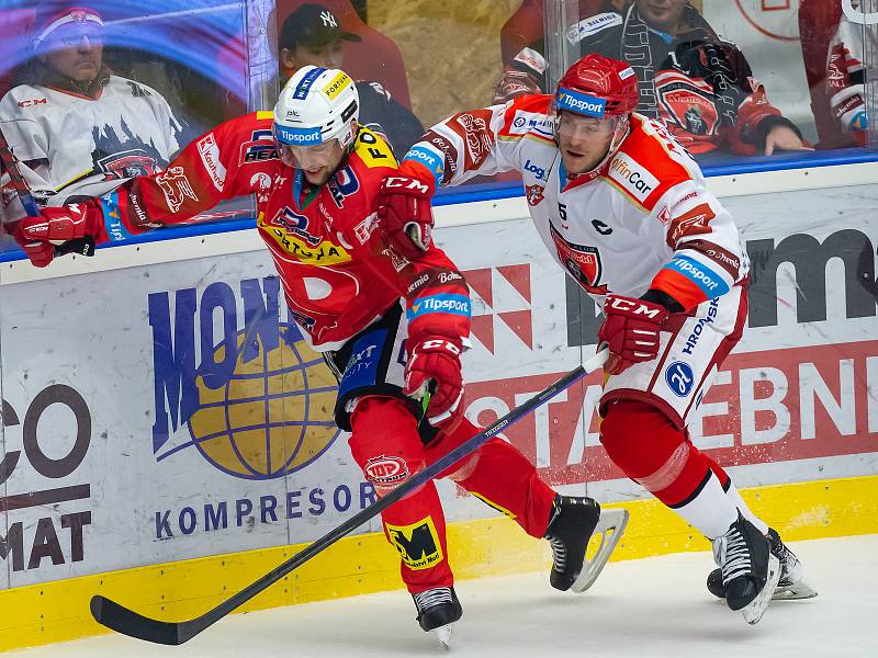 Extraliga  - 26. kolo: Mountfield Hradec Králové - HC Dynamo Pardubice.