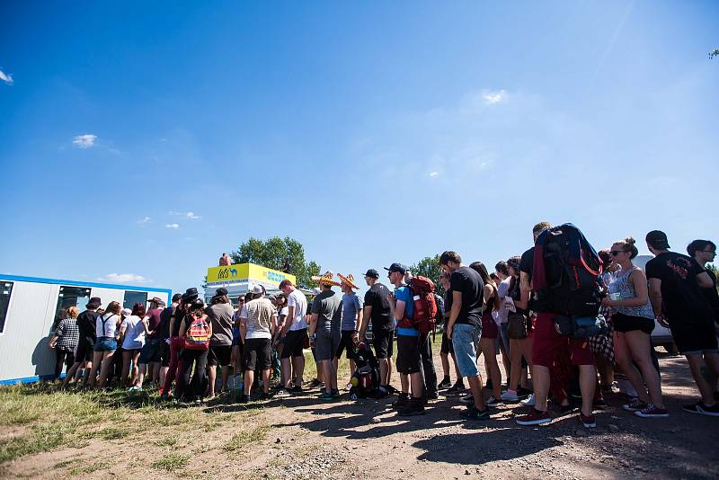 Hudební festival Rock for People v Hradci Králové.