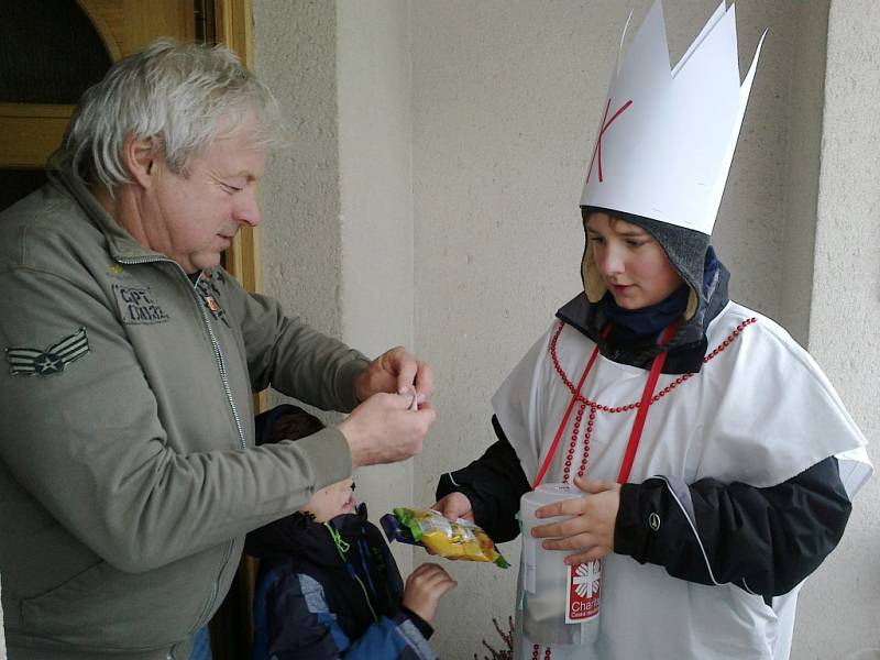 Tříkrálová sbírka v Převýšově.