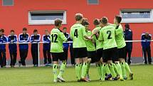 Fotbalový Kouba Cup žákovské kategorie U15: Královéhradecký KFS - Jihomoravský KFS.