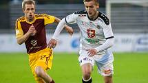 Fotbalová Synot liga: FC Hradec Králové - FK Dukla Praha.