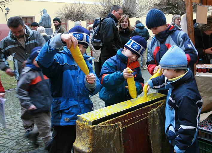 Muzejní adventní trhy v Novém Adalbertinu v Hradci Králové