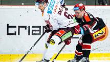 Hokejová extraliga: Mountfield HK - HC Sparta Praha.