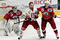 I. hokejová liga: HC VCES Hradec Králové - HC Rebel Havlíčkův Brod.
