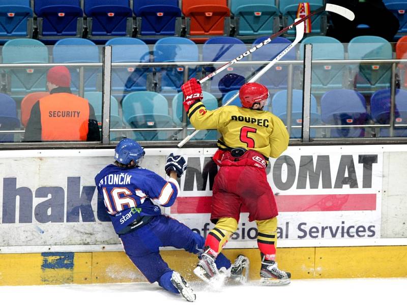 I. hokejová liga: Královští lvi Hradec Králové - HC Stadion Litoměřice.