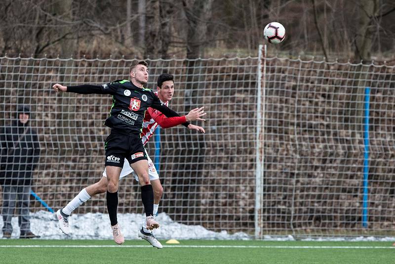 Zimní příprava fotbalistů: FC Hradec Králové - FK Viktoria Žižkov.