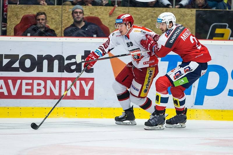 Hokejová extraliga: Mountfield HK - HC Dynamo Pardubice.