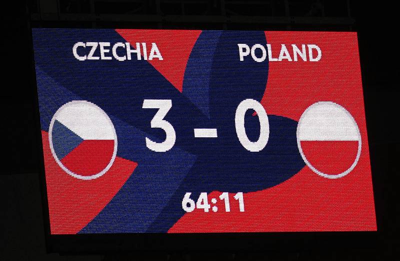 Kvalifikace ME: Česká republika - Polsko 3:1 (2:0).