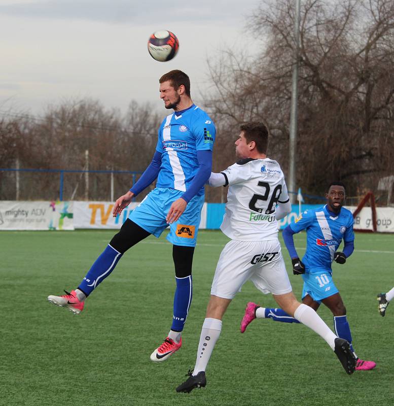 Zimní fotbalová Tipsport liga: FC Hradec Králové - MFK Frýdek-Místek.