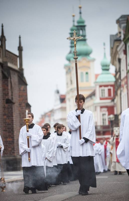 Oslavy 350 let biskupství v Hradci Králové.