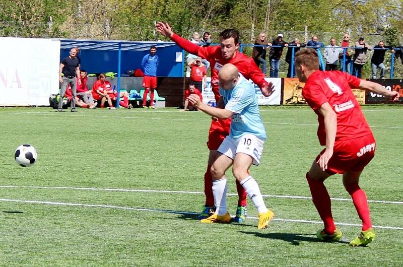 Česká fotbalová liga: FK Slavoj Vyšehrad - SK Převýšov.