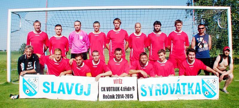 Fotbalisté Slavoje Syrovátka - vítězové CK Votrok IV. třídy B.