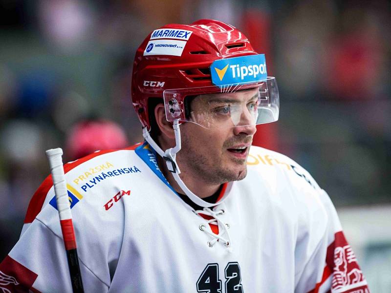 Hokejová extraliga: Mountfield HK - Bílí Tygři Liberec.