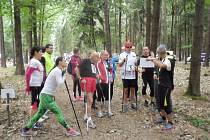 Mistrovství České republiky v Nordic runningu a Hradecký Špacír na Hradečnici v královéhradeckých městských lesích.