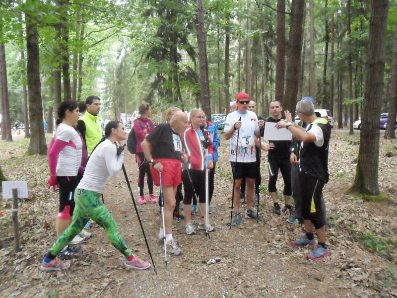 Mistrovství České republiky v Nordic runningu a Hradecký Špacír na Hradečnici v královéhradeckých městských lesích.