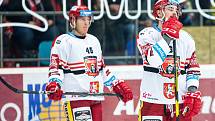 Hokejová extraliga: Mountfield HK - HC Dynamo Pardubice.