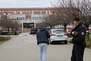 Zásah policie na Univerzitě Hradec Králové