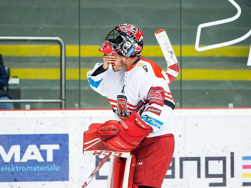 Hokejová extraliga: Mountfield HK - HC Kometa Brno.