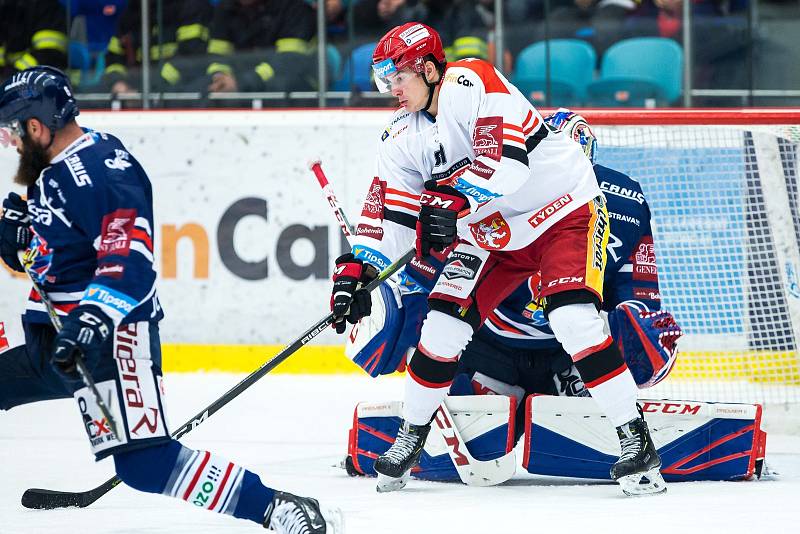 Hokejová extraliga: Mountfield HK - HC Vítkovice Ridera.