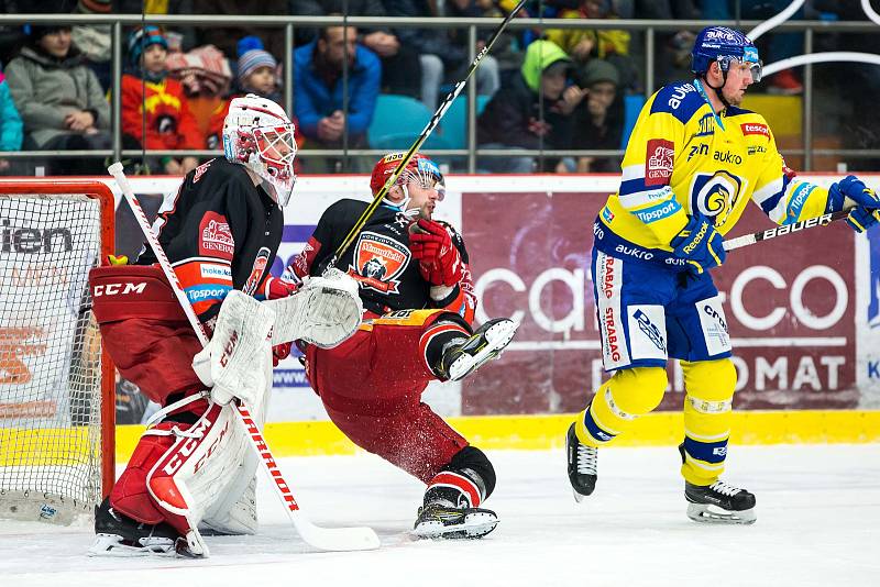 Hokejová extraliga: Mountfield HK - Aukro Berani Zlín.