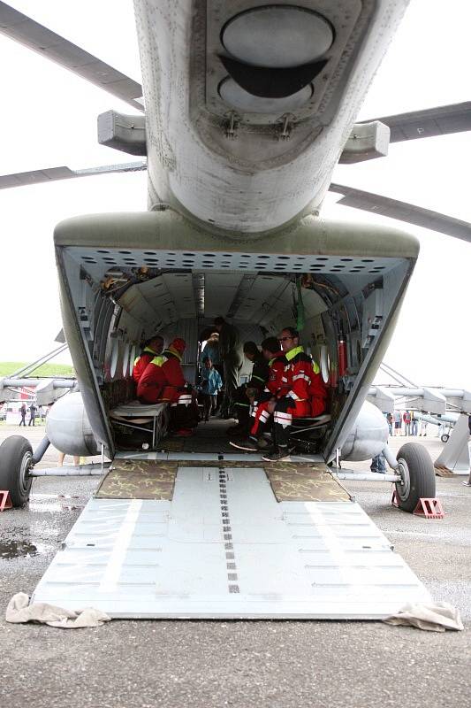 European Helicopter Show na letišti v Hradci Králové.