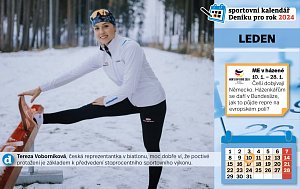Sportovní kalendář Deníku v Královehradeckém kraji pro rok 2024.