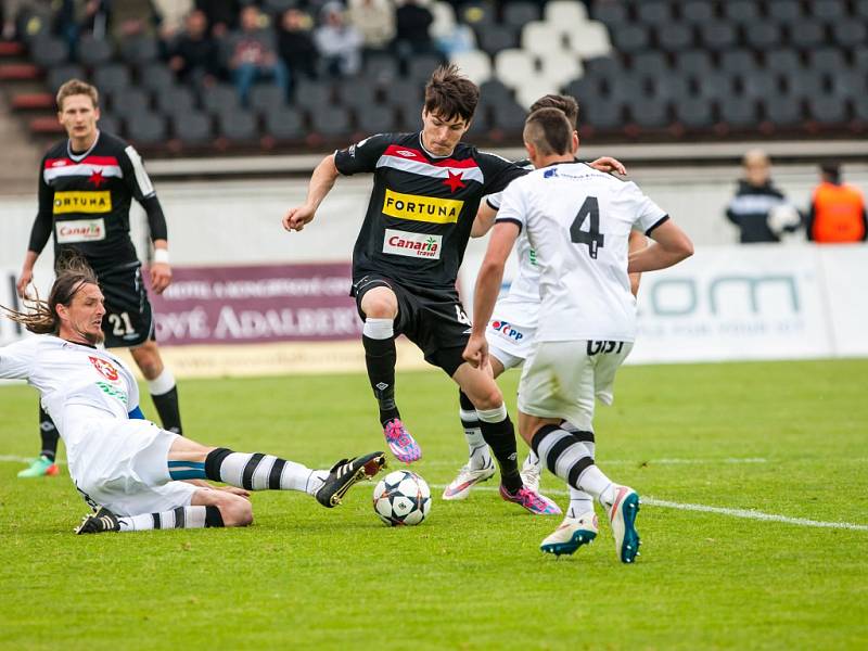 Fotbalová Synot liga: FC Hradec Králové - SK Slavia Praha.