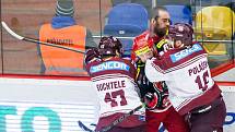 Hokejová extraliga - play off České pojišťovny - 4. zápas čtvrtfinále: Mountfield HK - HC Sparta Praha.