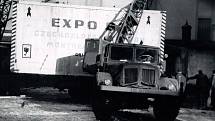 Betlém na EXPO 67 do kanadského Montrealu cestoval nejprve v přepravním kontejneru po silnici, potom z Hamburku lodí.