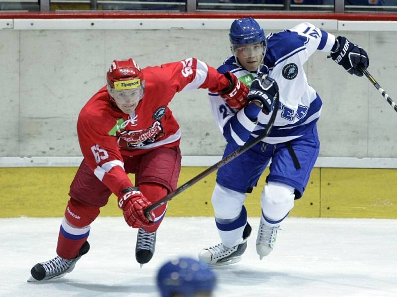 Hokejová European Trophy: Mountfield HK - HC Kometa Brno.