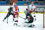 Předkolo hokejového Generali play off Tipsport extraligy: Mountfield HK - HC Energie Karlovy Vary.