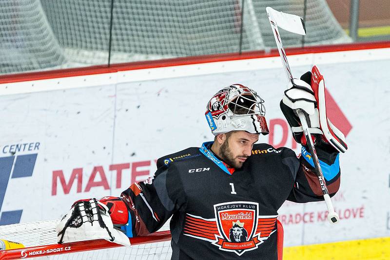 Hokejová extraliga: Mountfield HK - HC Olomouc.