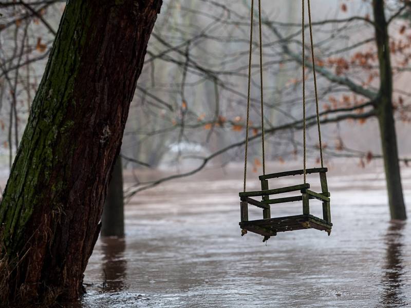 Povodňová situace na Královéhradecku.