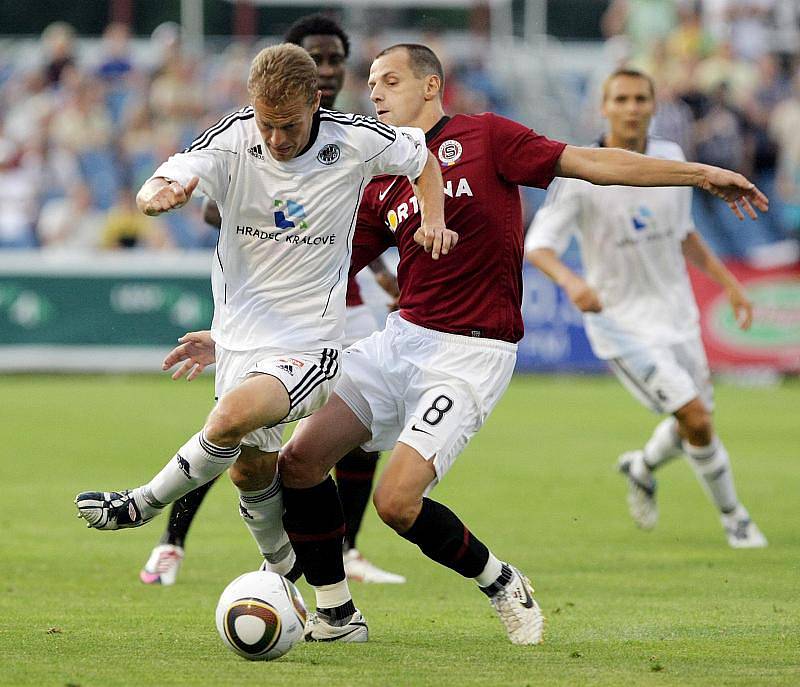 Fotbal, 1. liga: FC Hradec - Sparta Praha 2:1. Sobota 17. července 2010