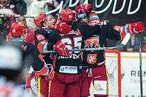 Hokejová extraliga: Mountfield HK - HC Dynamo Pardubice.