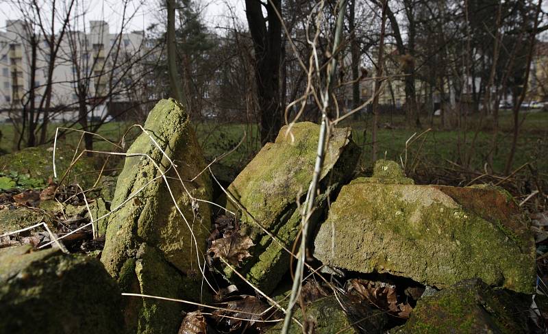 Místo v centru Hradce Králové, kde má vzniknout park Skleněnka.