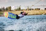 Wakepark na plačické pískovně u Hradce Králové.