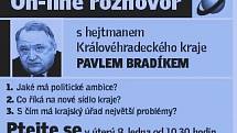 On-line rozhovor s hejtmanem Pavlem Bradíkem