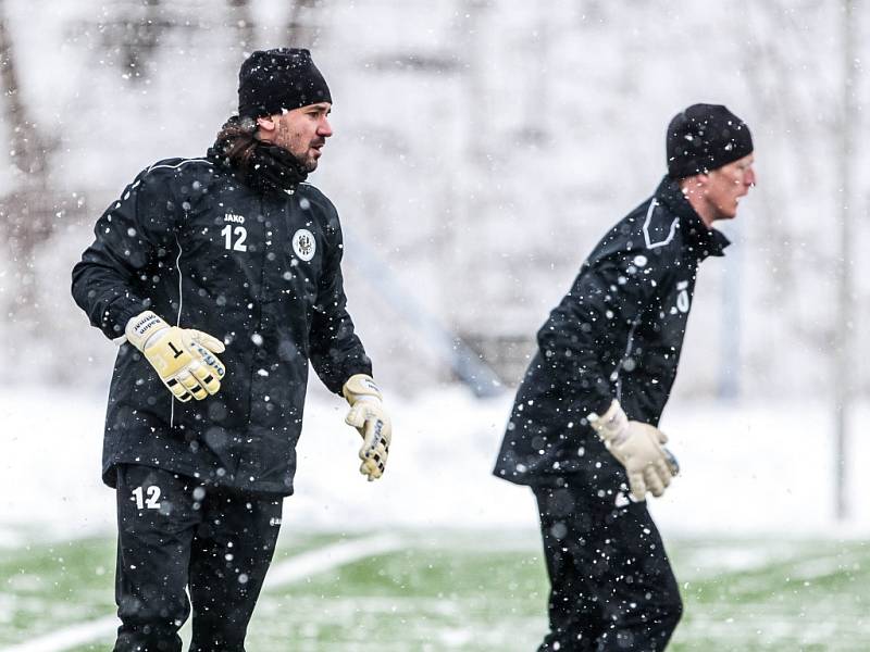 Zimní příprava fotbalistů FC Hradec Králové.