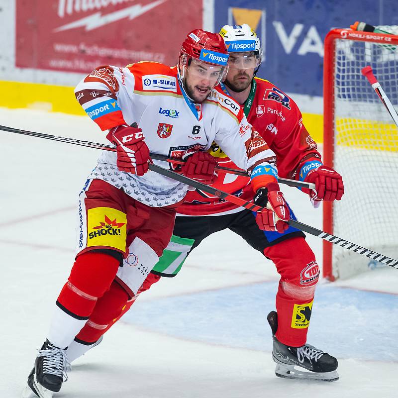 Extraliga  - 26. kolo: Mountfield Hradec Králové - HC Dynamo Pardubice.