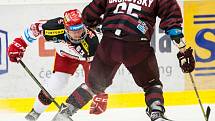 Hokejová extraliga: Mountfield HK - HC Sparta Praha.