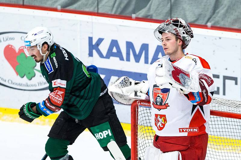 Předkolo hokejového Generali play off Tipsport extraligy: Mountfield HK - HC Energie Karlovy Vary.