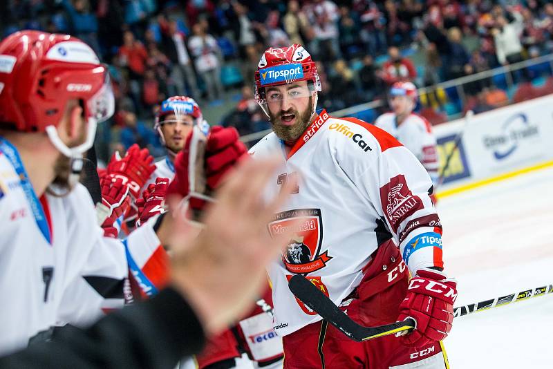 Hokejová extraliga: Mountfield HK - PSG Berani Zlín.