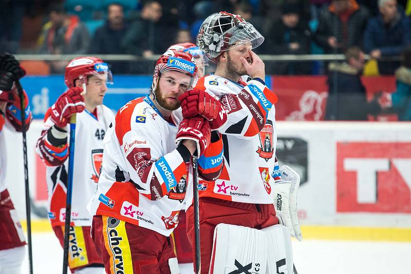 Hokejová extraliga: Mountfield HK - HC Dynamo Pardubice.