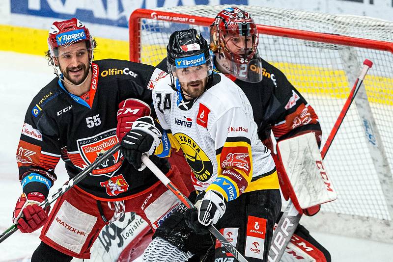 Generali play off Tipsport extraligy - osmifinále: Mountfield HK - HC Verva Litvínov.