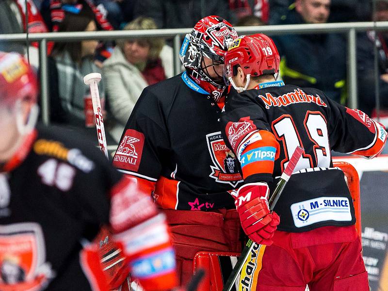 Hokejová extraliga: Mountfield HK - HC Sparta Praha.