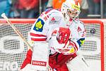 Tipsport extraliga ledního hokeje: Mountfield HK - HC Oceláři Třinec.